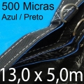 POLYLONA SUPER M: 13,0x5,0m PP/PE AZUL/PRETO 500 MICRAS + 88el 30cm POLYLONA SUPER M: 13,0x5,0m PP/PE AZUL/PRETO 500 MICRAS + 88el 30cm